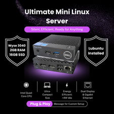 Dell Wyse 3040 Linux PC | Lubuntu | DIY Server, DNS, Media, Etc. | PLUG AND PLAY
