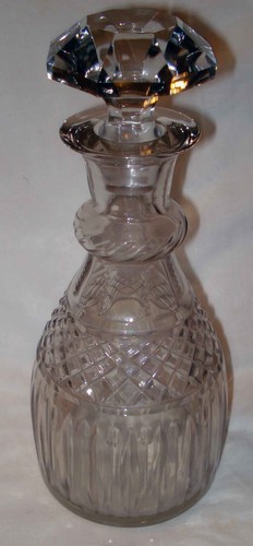 Vintage crystal clear - crystal, pressed