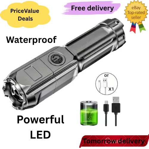 Super bright usb rechargeable - super,