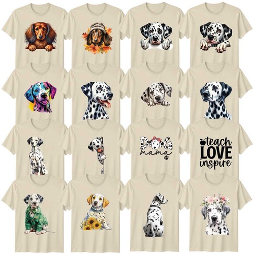 Watercolour dog adult shirt - watercolour, t-shirt