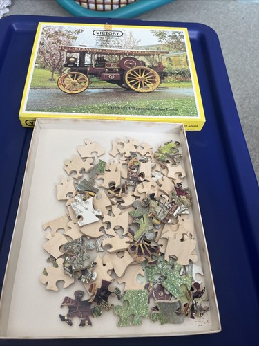 Vintage hand cut wood jigsaw - cut,