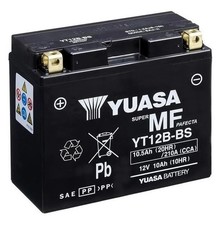 Yuasa YT12B-BS AGM Battery 12V 10Ah for Motorbike/Scooter/ATV