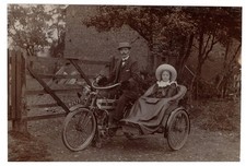 Man & Girl in Motorbike  &
