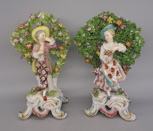 Fine pair 19th - 19th, bocage