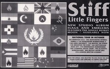 Stiff Little Fingers - Flags And Emblems- Mini Poster/Magazine Clipping