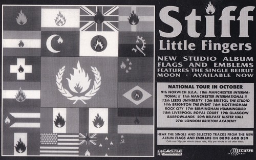Stiff little fingers flags - stiff,