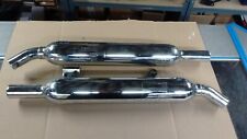 Triumph Genuine T100 Bonneville Exhaust Silencers Part No 2202552 & 2202553