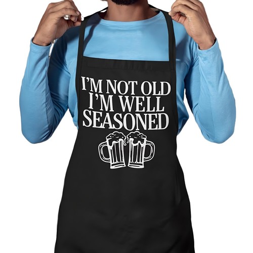 Funny apron not old - i'm, i'm