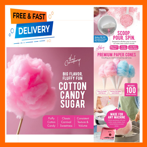 Cotton candy floss sugar - candy, 32oz