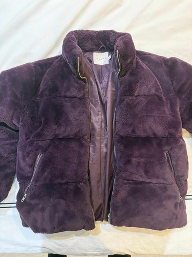 Topman purple puffer jacket - topman,