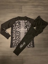 PSG Tracksuit Grey Jordan x Qatar Airways 1/4 Zip Players Version Paris Saint-G