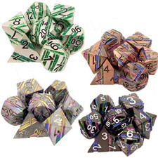 Metal Dice Set STRATA (Select