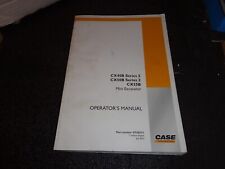 Case CX45B CX50B Excavator Mini Digger Operators Manual Book Instruction 2013
