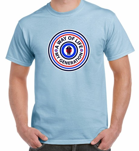 Mod target badge men - mod, t-shirt