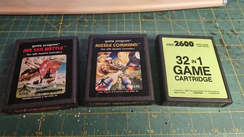 Atari vcs 2600 cartridges - atari,
