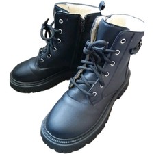 Womens Combat Style Lace Up