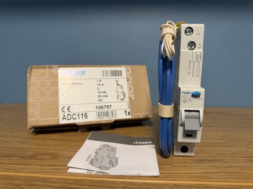 Hager rcbo amp 30ma - 16,