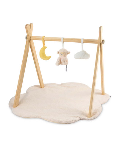 Nuby wooden play gym animal - play,