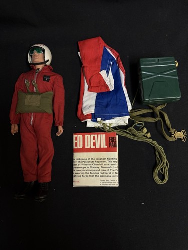 Vintage action man red - vintage,