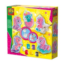 SES Creative Casting & Painting Baby Unicorns Kit Plaster Mould Models Crafts