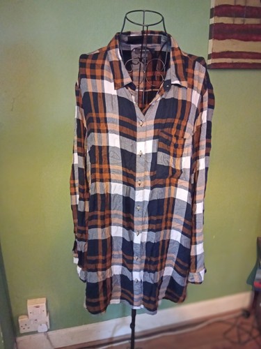 Ladies longer length checked - ladies,