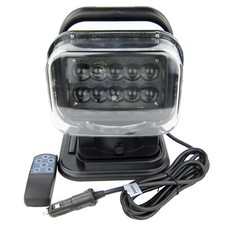 50W LED Remote Control Spot Light Boat Searchlight Marine Offroad Truck Car