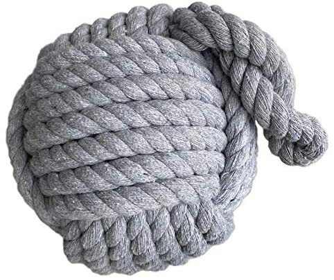 Nautical weighted grey rope - nautical,