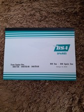 BSA spares For See Information