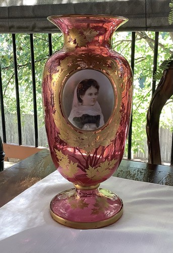 Victorian portrait and floral - victorian,