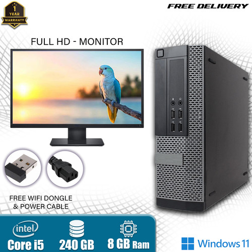 Desktop computer with - desktop, 23"
