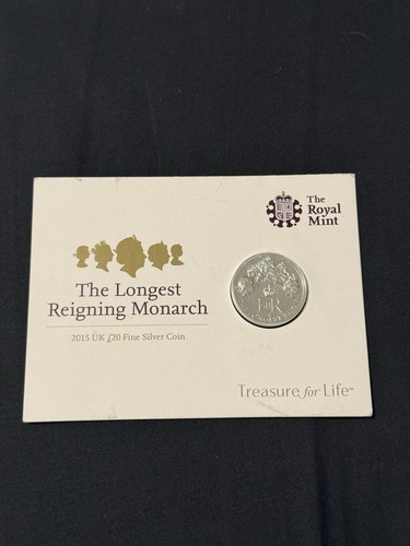 2015 fine silver coin - uk, £20
