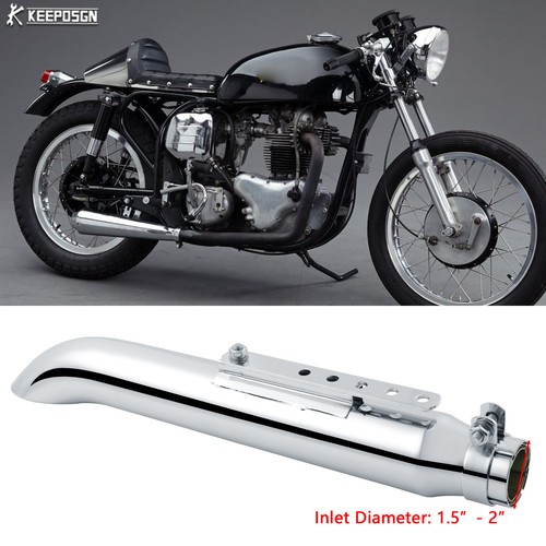 49mm stainless exhaust - stainless,