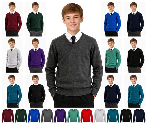 Girls school jumper - jumper, v