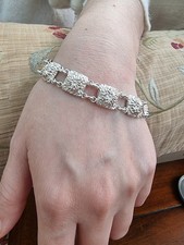 Beautiful 925 Sterling Silver Bracelet 7.5 Inch 19cms