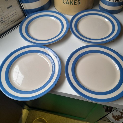 Cornishware plates 23cm - 4,