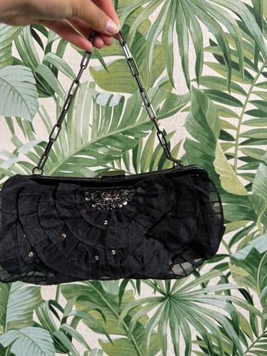 Karen millen black clutch bag - black,