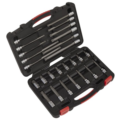 Sealey spline socket bit set - sealey,