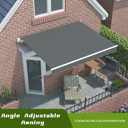 Grey patio retractable - grey,