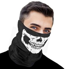 Skull Face Mask Skeleton Neck