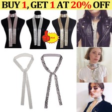 Women Long GlitterNeck Collar