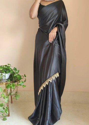Solid plain bollywood satin - bollywood,