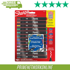 Sharpie Creative Marker Acrylic Paint Pens – 12 Assorted Colours  100% NEW⭐⭐⭐⭐⭐