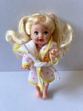 Vintage Mattel Kelly Doll, Bathtime Fun, Barbie Little Sister, 1994
