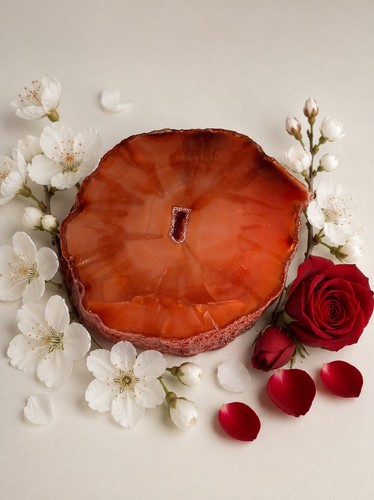 Gorgeous carnelian flat cut - gorgeous,