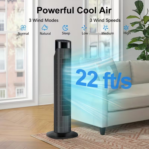 Quiet tower fan fans - tower,