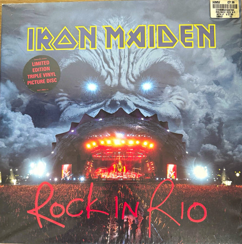 Iron maiden rock - rio, vinyl