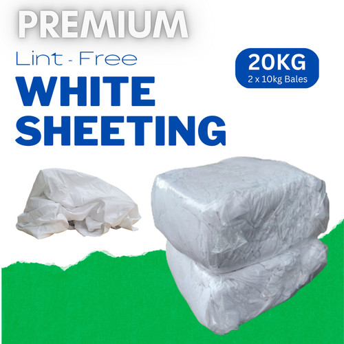 20kg premium white cotton - 20kg,