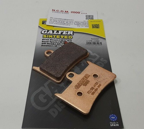 Front sintered brake pads - front,