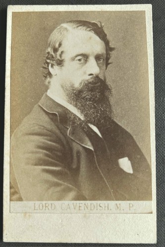 Victorian cdv lord cavendish - victorian,