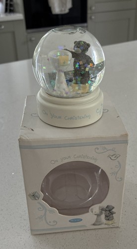Tatty teddy snow globe - teddy,